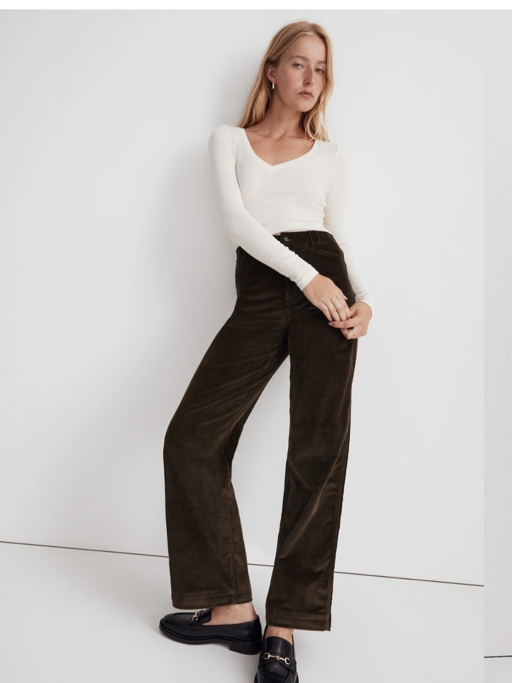 Madewell Wide Leg Cords